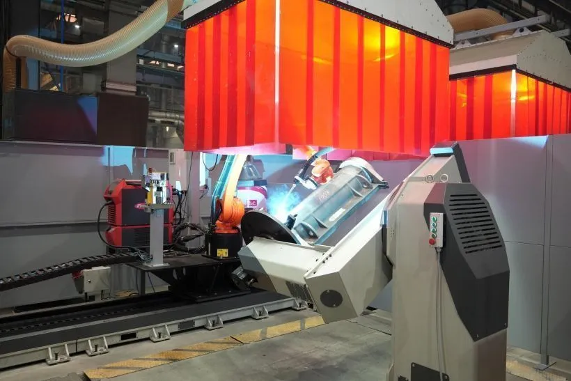 Автоматизация сварки корпусов колёсно-моторных блоков