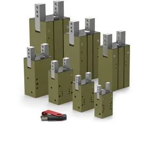 Двухкулачковые угловые захваты - DCT | Серия CT