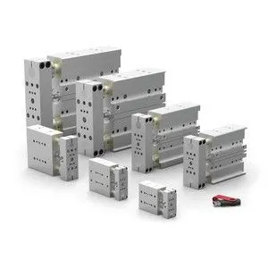 Internally powered, block thruster slides for short strokes - robohand dlt-b серии