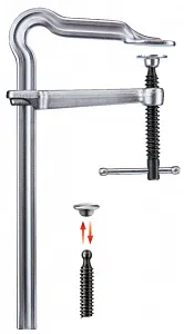 Струбцина OMEGAТ-образной ручкой  GMZ-K 600/120