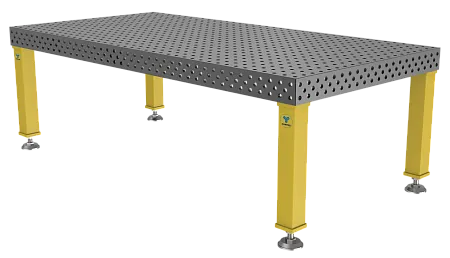 Стол вороненный  1000x500