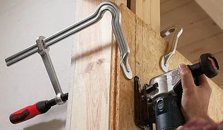 Струбцина OMEGA с двухкомпонентной рукояткой из пластика GMZ-2K 300/140