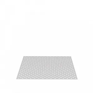 Лист защитный алюминиевый 1494х1494 мм с диагональной сеткой отверстий арт. 280207.D