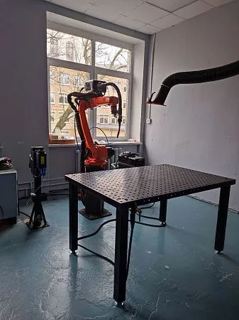 Сварочный полигон с применением промышленных роботов в Московском колледже архитектуры и градостроительства