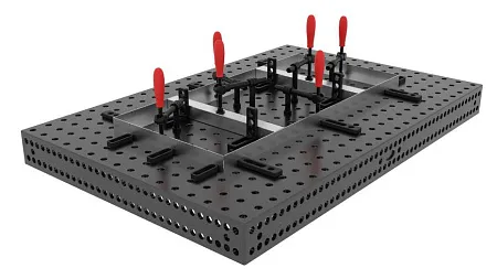 Стол сварочный 1500x1000x850 с комплектом оснастки