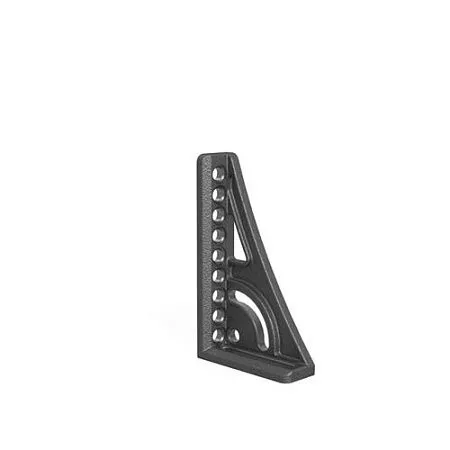 Упорный и крепежный угольник 250G правый с поворотным угольником азотированный 16 система