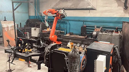 Автоматизированная приварка реборды шнека