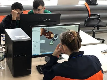 Лаборатория промышленной робототехники в Межрегиональном центре компетенций – Чебоксарский электромеханический колледж