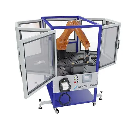 Учебная роботизированная ячейка на базе промышленного робота KUKA KR10