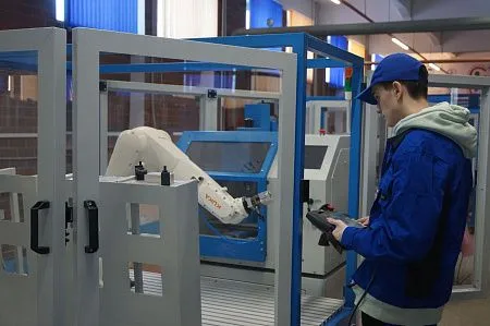 Лаборатория промышленной робототехники в Тульском государственном машиностроительном колледже имени Никиты Демидова