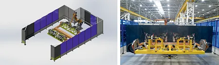 Роботизация сварки кузовов автобусов