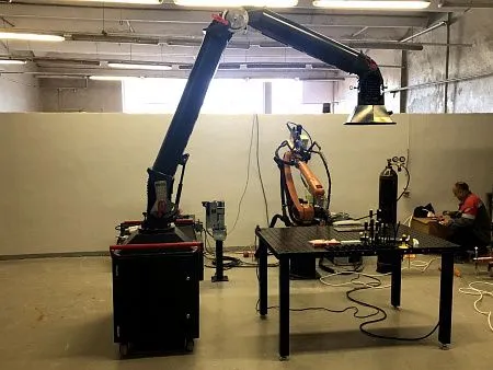 Учебная сварочная ячейка на базе промышленного робота для сварочной мастерской Выксунского металлургического колледжа им. А. А. Козерадского