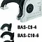 Зажим BAS-C compact, крепежное отверстие разрезное BAS-C9-4