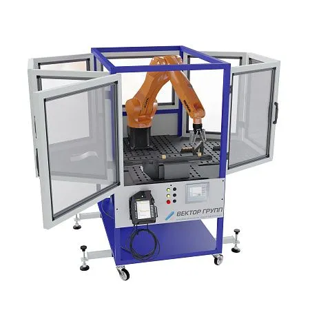 Учебная роботизированная ячейка на базе промышленного робота KUKA KR10