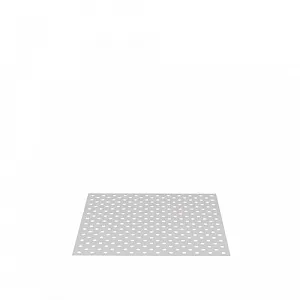 Лист защитный алюминиевый 1194х1194 мм с диагональной сеткой отверстий арт. 280204.D