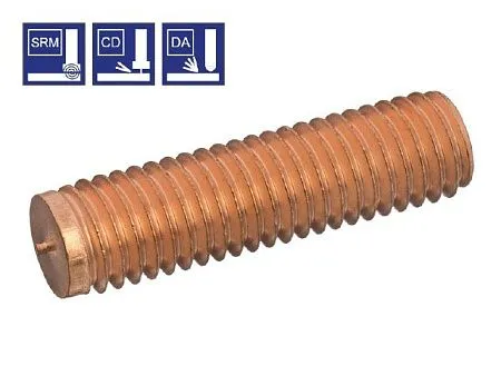 Шпилька приварная HZ-1 резьбовая омеднённая