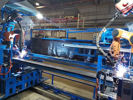 Автоматизация сварки стеллажных балок