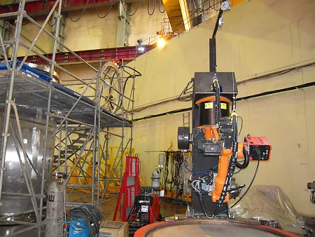 Проект по заварка емкостей с радиоактивными отработанными отходами на атомной станции