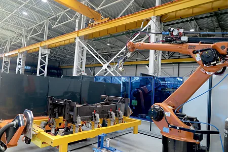 Роботизация сварки кузовов автобусов