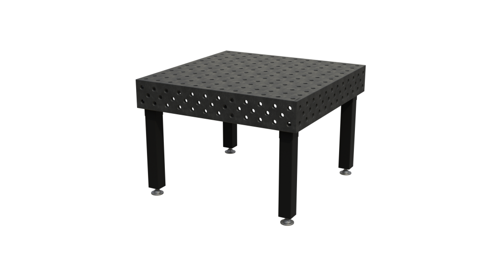 Стол вороненный  1200x1200, Н= 850