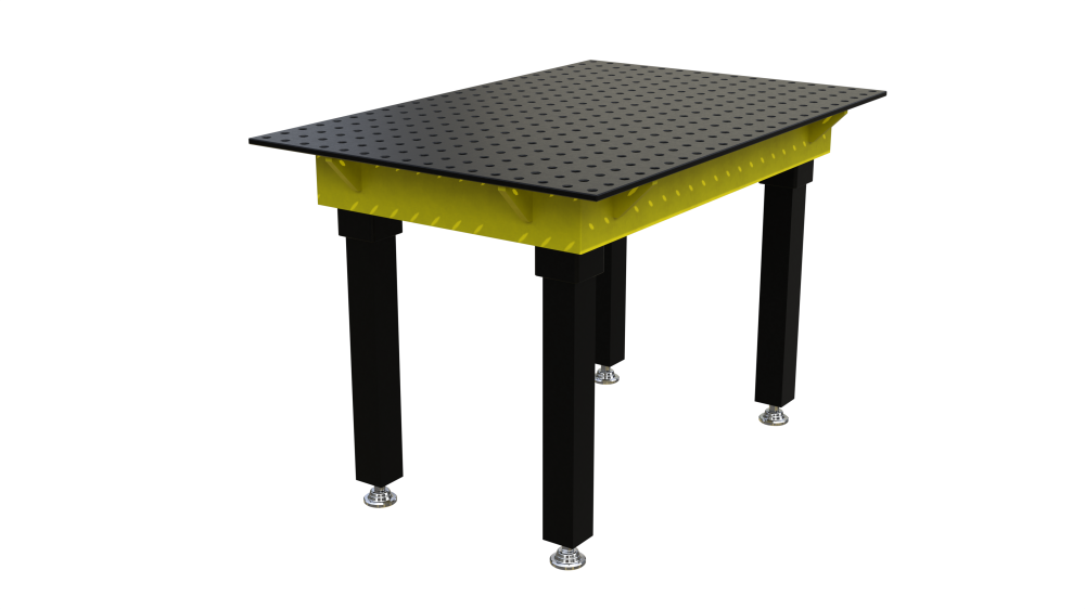 Стол вороненный  1500x800, Н= 850