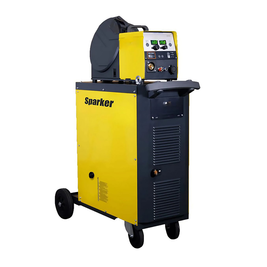 Промышленный сварочный аппарат для полуавтоматической MIG/MAG сварки SPARKER MAXIQ 500 с жидкостным охлаждением